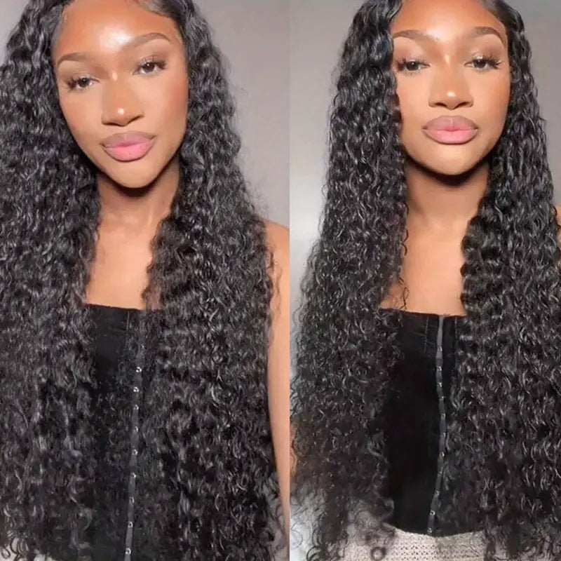 Curly synthetic wig