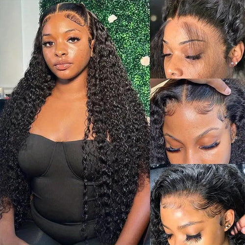 Curly synthetic wig
