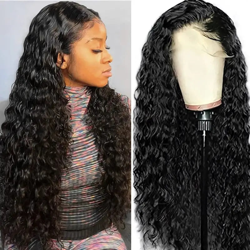 Curly synthetic wig