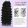 Feather Crochet Human Hair Extensions