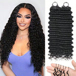 Feather Crochet Human Hair Extensions